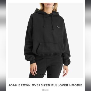 Joah Brown Oversized Pullover Hoodie M/L